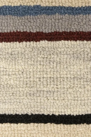 Multicolored Stripes 5X8 Hand-Tufted Modern Rug