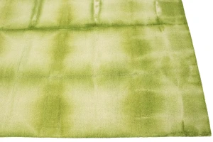 Green Tie-Dye 5X8 Hand-Tufted Modern Rug