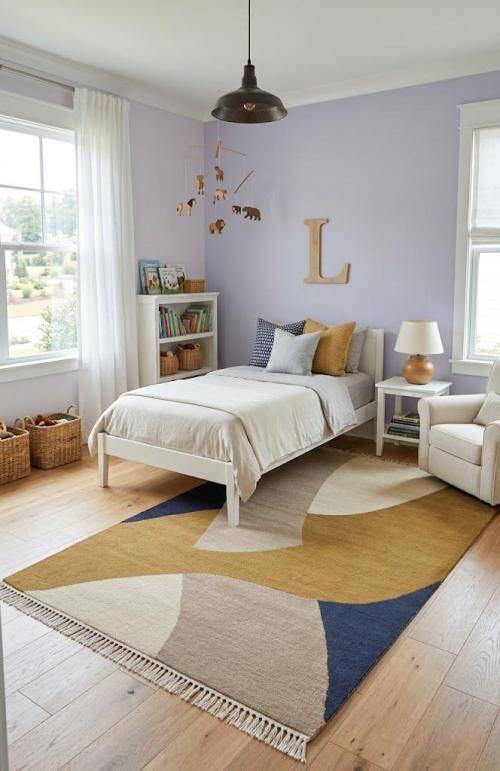 5'0 X 8'0 Abstract Multicolored Hand-Tufted Modern Wool Rug