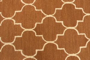 Rust Trellis 5X8 Hand-Tufted Modern Rug