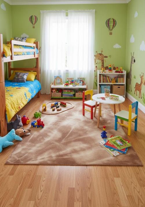 5'0 X 8'0 Tie-Dye Hand-Tufted Tie-Dye Modern Oriental Wool Rug