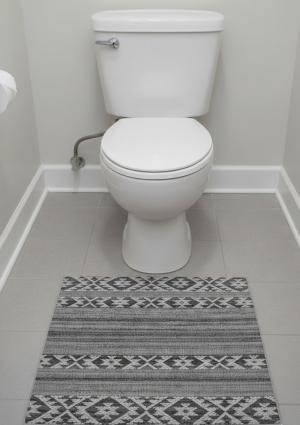 Multicolored Geometric Stripes 2X3 Hand-Tufted Modern Rug