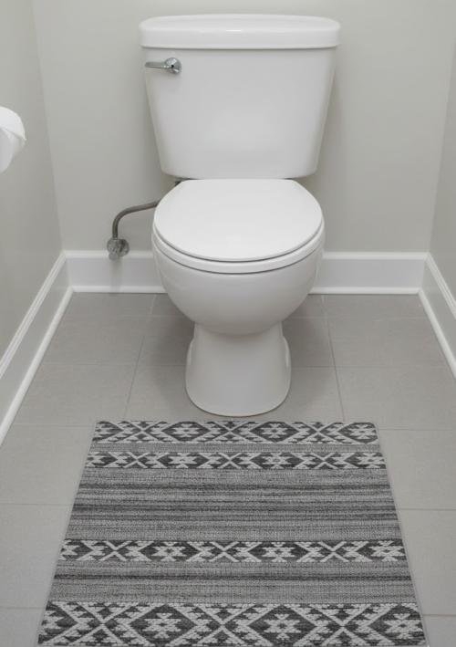 Multicolored Geometric Stripes 2X3 Hand-Tufted Modern Rug