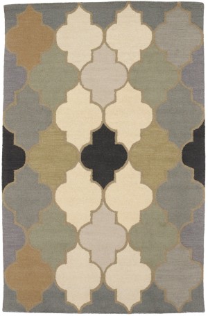Multicolored Trellis 5X8 Hand-Tufted Modern Rug