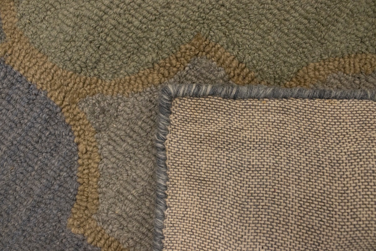 Multicolored Trellis 5X8 Hand-Tufted Modern Rug