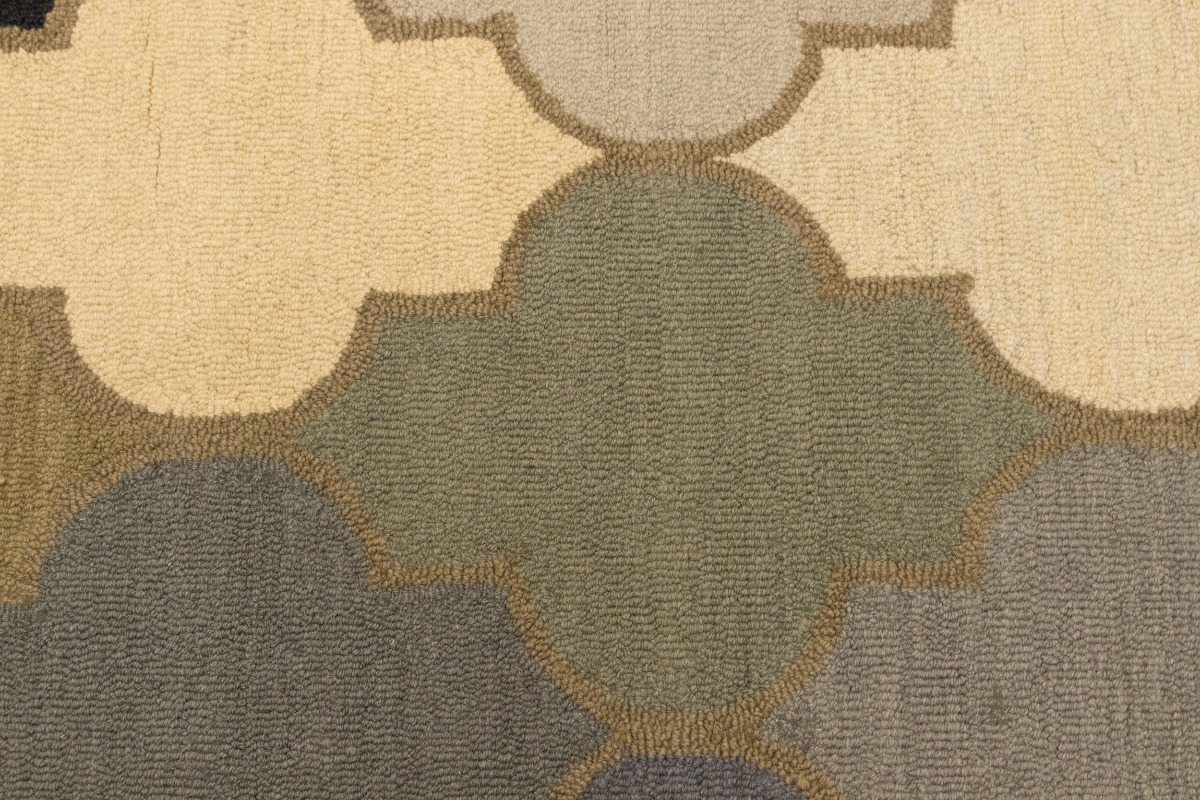 Multicolored Trellis 5X8 Hand-Tufted Modern Rug