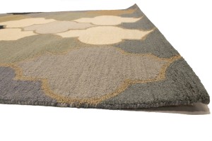 Multicolored Trellis 5X8 Hand-Tufted Modern Rug