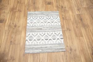 2'0 x 3'0 Hand-Tufted Multicolored Modern Oriental Wool Rug