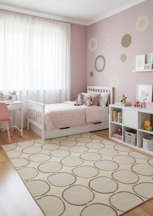 5'0 X 8'0 Hand-Tufted Geometric Wool Modern Rug