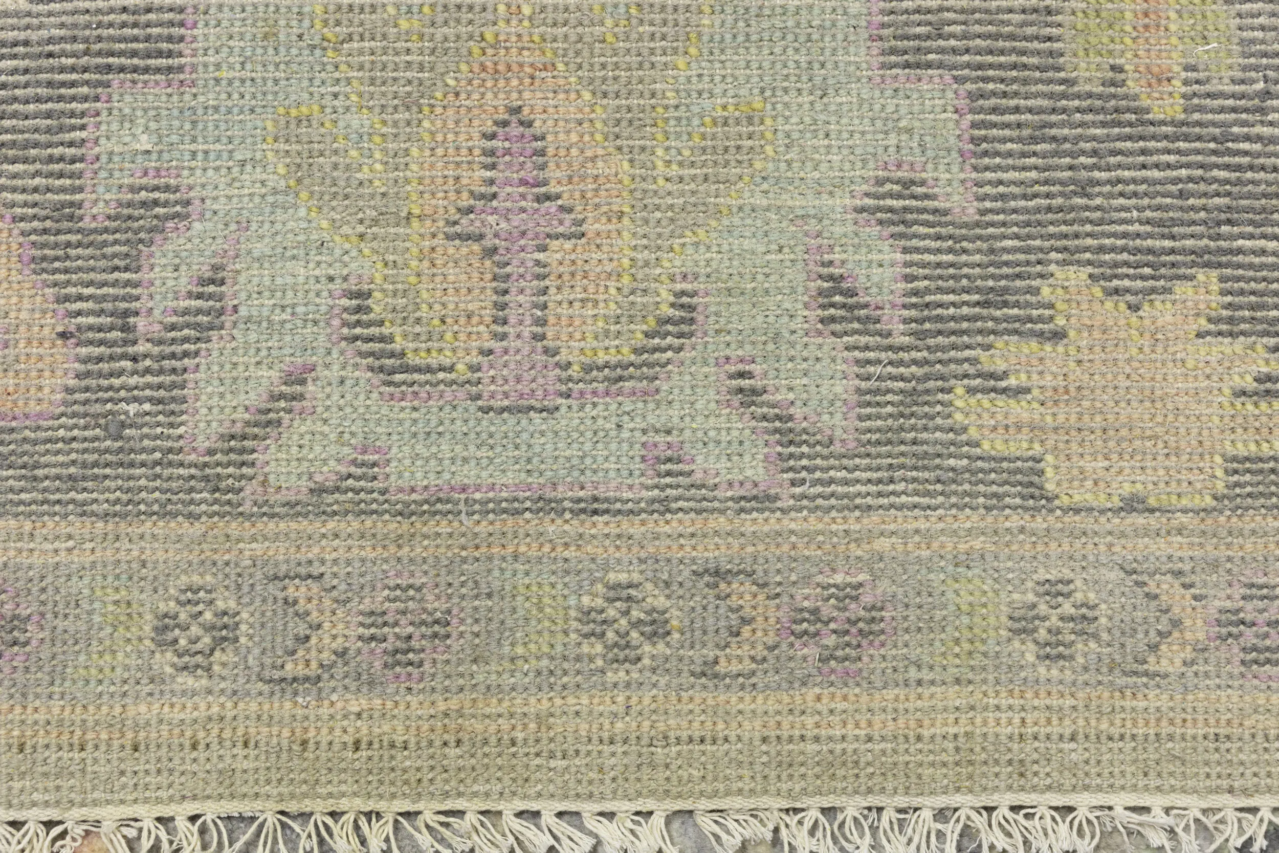 Floral Colorfast 9X12 Oushak Chobi Oriental Rug