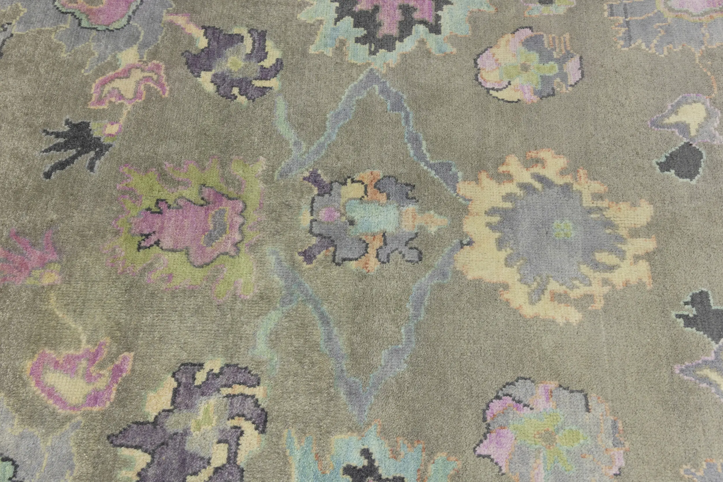 Floral Colorfast 9X12 Oushak Chobi Oriental Rug