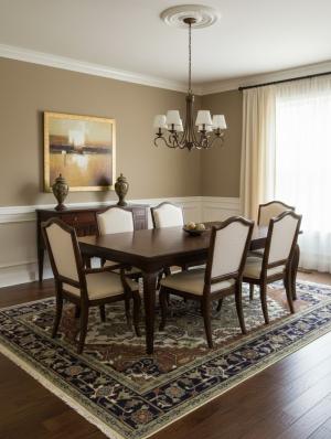 7'11 X 10'0 Hand Knotted Heriz Serapi Oriental Wool Rug