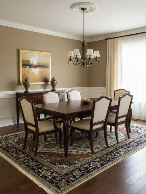 7'11 X 10'0 Hand Knotted Heriz Serapi Oriental Wool Rug