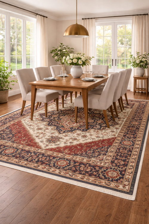 Light Gray Geometric 9X12 Heriz Serapi Oriental Rug