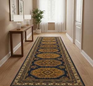 Gray Tribal 3X9 Geometric Indo-Viss Oriental Runner Oriental Rug