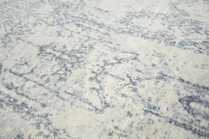 Multicolored Silk Abstract 8X10 Distressed Modern Oxidized Rug