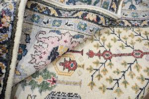 Multicolored Transitional 8X10 Distressed Modern Oriental Rug
