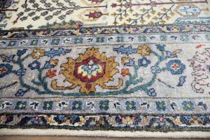 Multicolored Transitional 8X10 Distressed Modern Oriental Rug