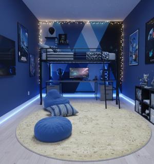 Muted Pinkish Beige Floral 6X6 Transitional Oriental Round Rug