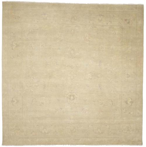 Muted Beige Floral 12X15 Transitional Oriental Rug