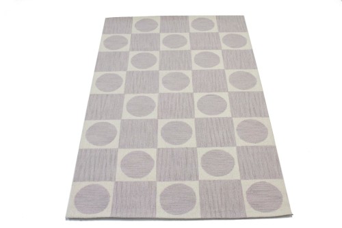 Geometric Pastel Lilac 5X8 Modern Rug