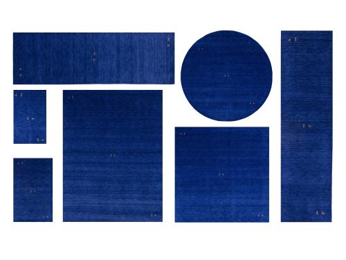 Royal Blue Pictorial Gabbeh Modern Rug in all sizes