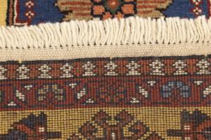 1'8 x 3'2 Hand Knotted Yalameh Geometric Persian Wool Rug