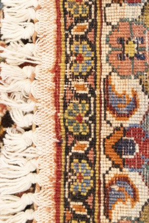 Vintage Allover Floral 3X5 Tabriz Persian Rug