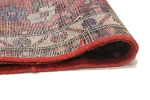 Vintage Red Floral 2'5X9'7 Lilian Persian Runner Rug