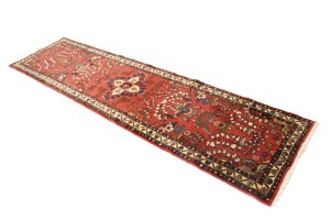 Vintage Red Floral 2'5X9'7 Lilian Persian Runner Rug