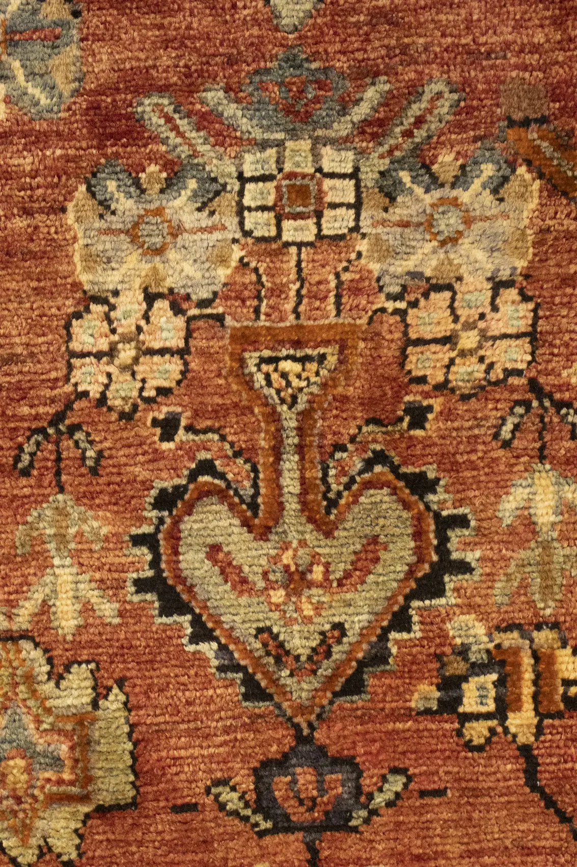 Semi Antique Tribal Rusty Red 6'3X10'5 Hamedan Persian Rug