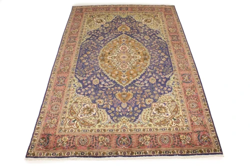 Purple 7X10 Vintage Classic Floral 7X10 Oriental Persian Rug