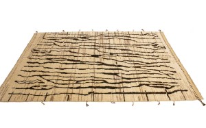 Beige Tribal Modern 6X9 Moroccan Style Oriental Rug