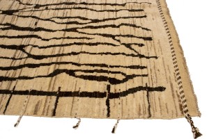 Beige Tribal Modern 6X9 Moroccan Style Oriental Rug