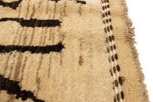 Beige Tribal Modern 6X9 Moroccan Style Oriental Rug
