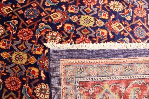 Vintage Plum Floral 10X13 Mahal Persian Rug