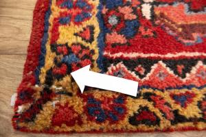 2'8 x 3'3 Hand Knotted Heriz Floral Persian Wool Rug