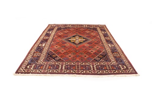 Vintage Red Tribal 8X12 Joshaghan Persian Rug