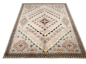 Gray Geometric Tribal 10X14 Afghan Oriental Rug