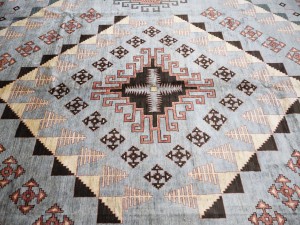 Gray Geometric Tribal 10X14 Afghan Oriental Rug