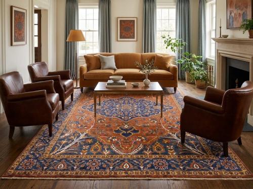 Rusty Red Floral Tribal 7X10 Afghan Herati Oriental Rug