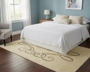 Cream Pictorial 5X6'5 Afghan Gabbeh Oriental Rug