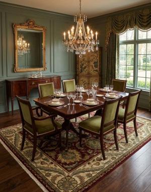 6'1 x 9'0 Red Floral Agra Jaipur Hand Knotted Area Wool Rug
