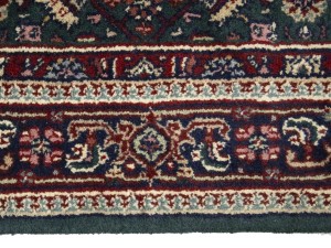 Green Floral Tribal 3X12 Indo-Bidjar Oriental Runner Rug