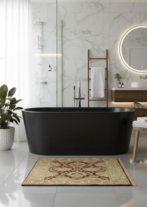 Maroon Red Floral Classic 4X6 Agra Jaipur Oriental Rug