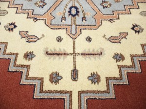 Floral Red 11X16 Indo Heriz Oriental Rug