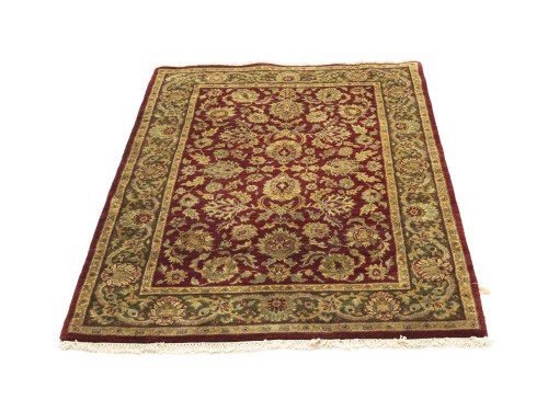 Red Floral Classic 4X6 Agra Jaipur Oriental Rug