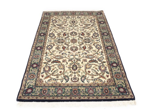 Cream Floral Classic 4X6 Agra Jaipur Oriental Rug
