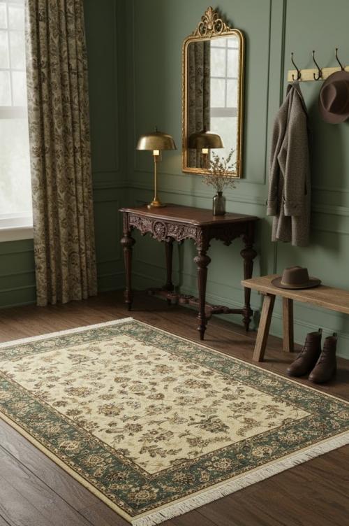 Cream Floral Chinese Style 4X6 Modern Oriental Rug