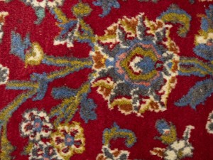 Vintage Red Traditional 10X13 Mashad Persian Rug